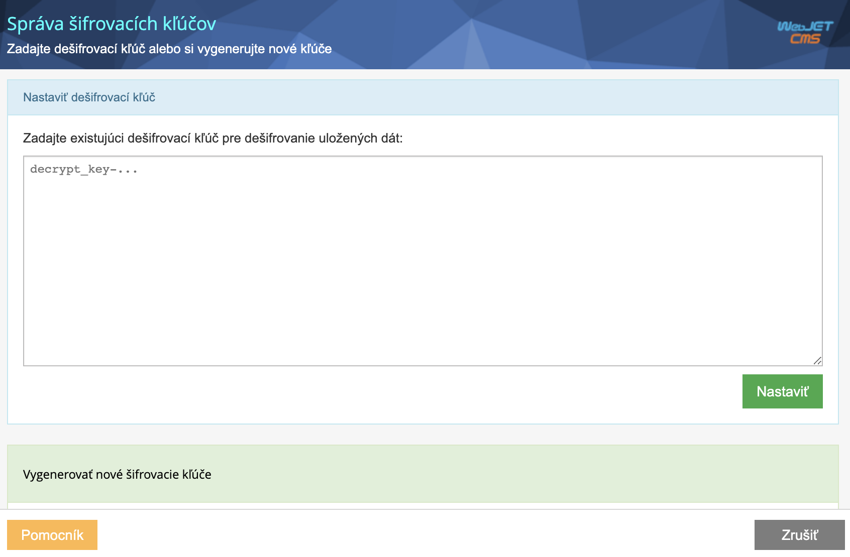 decrypt | WebJET CMS