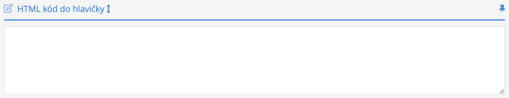 html kod do hlavicky | WebJET CMS