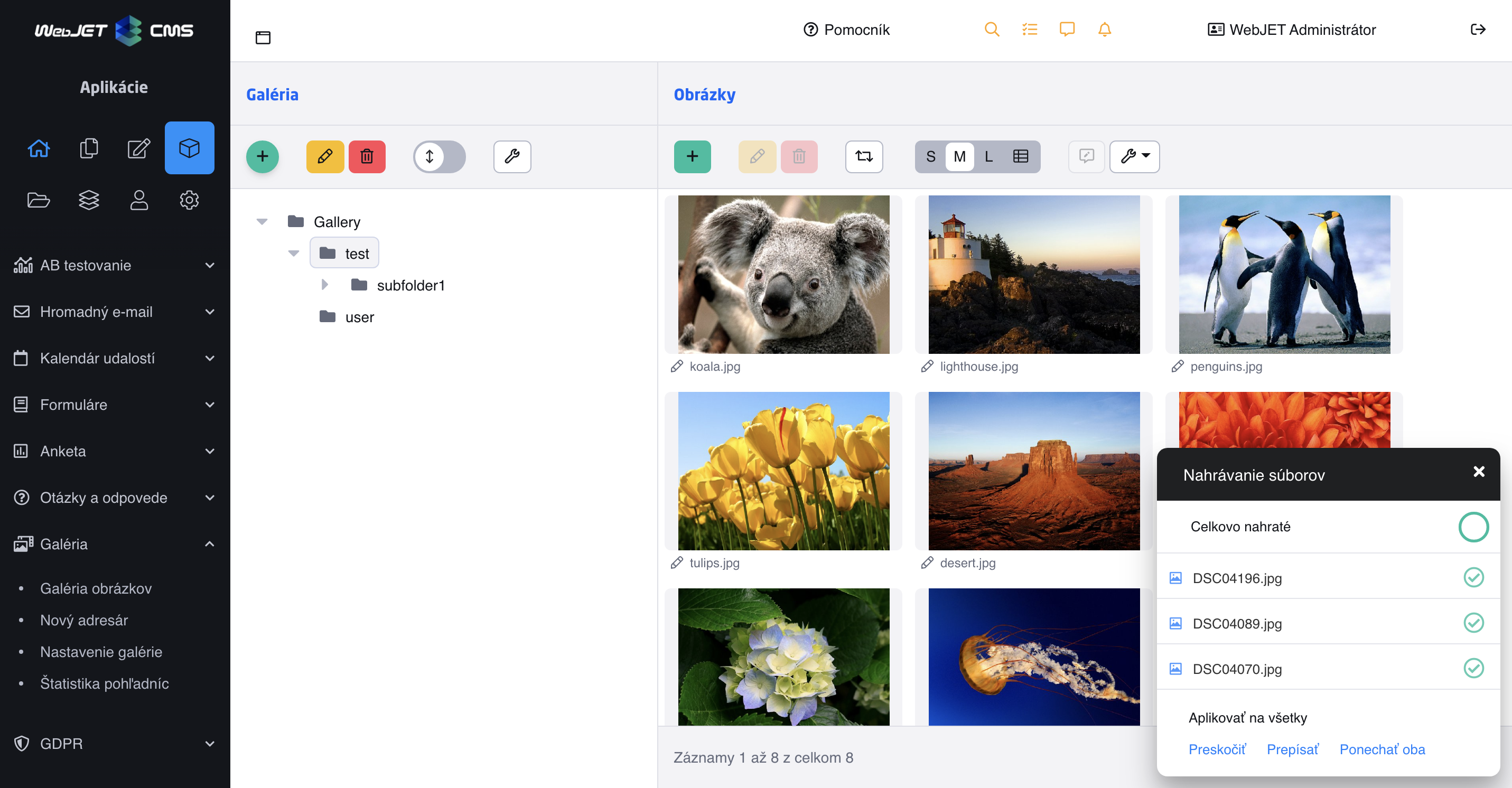 wj9-gallery | WebJET CMS